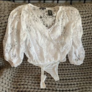 Express lace body suit